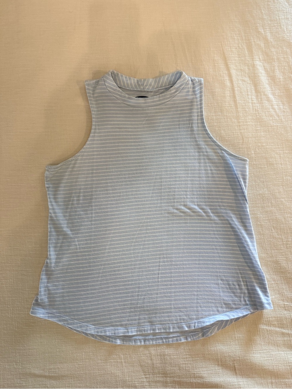 Old Navy White and Navy Striped Top